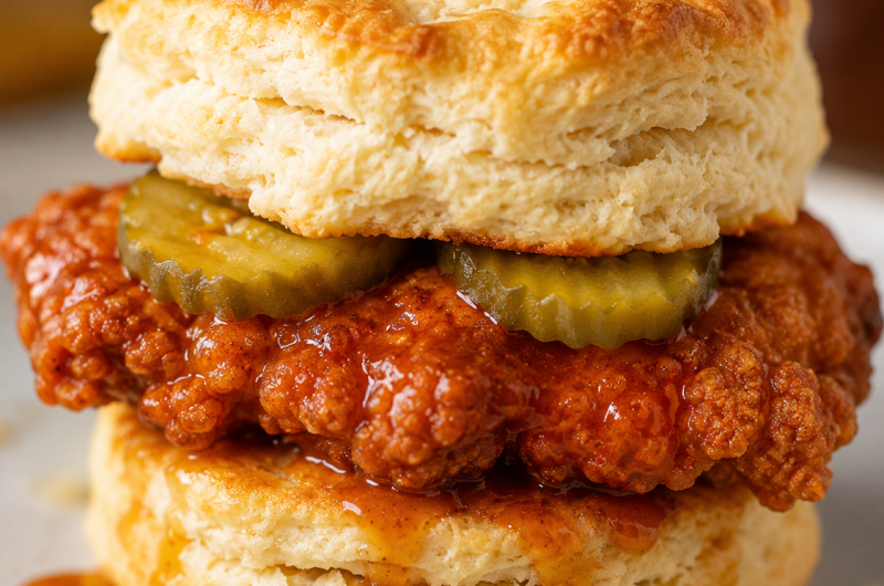 Nashville Hot Chicken Biscuit Sliders