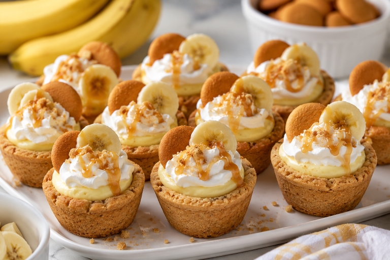 Banana Pudding Cookie Cups