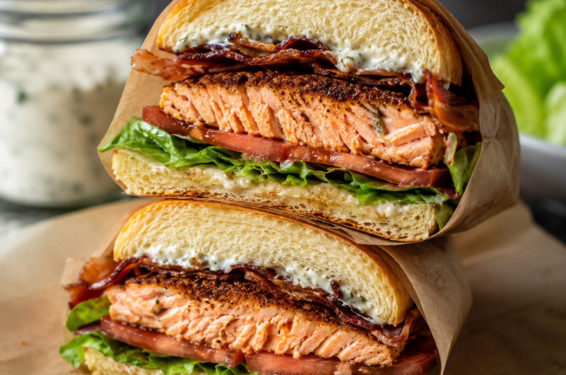 Blackened Salmon BLT